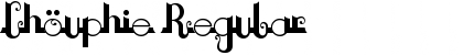 Download Chouphie Regular Font Title Preview