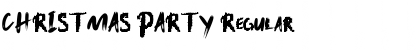 Download CHRISTMAS PARTY Regular Font Title Preview
