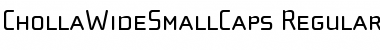 Download ChollaWideSmallCaps Regular Font Title Preview