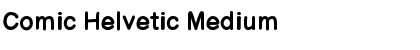 Download Comic Helvetic Medium Font Title Preview