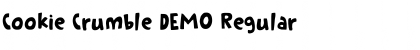 Download Cookie Crumble DEMO Regular Font Title Preview