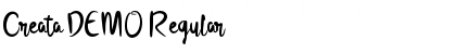 Download Creata DEMO Regular Font Title Preview