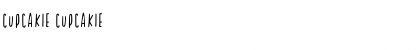 Download Cupcakie Cupcakie Font Title Preview