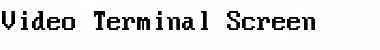Download Video Terminal Screen Regular Font Title Preview