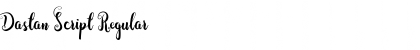 Download Dastan Script Regular Font Title Preview