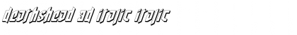 Download Deathshead 3D Italic Italic Font Title Preview