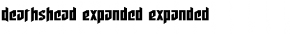 Download Deathshead Expanded Expanded Font Title Preview