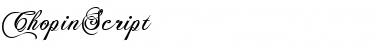Download ChopinScript Regular Font Title Preview