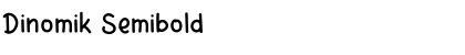 Download Dinomik Semibold Font Title Preview