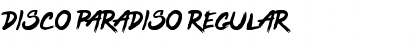 Download Disco Paradiso Regular Font Title Preview