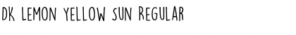 Download DK Lemon Yellow Sun Regular Font Title Preview