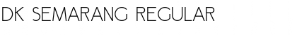 Download DK Semarang Regular Font Title Preview