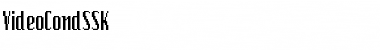 Download VideoCondSSK Regular Font Title Preview