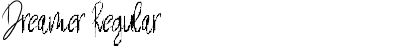 Download Dreamer Regular Font Title Preview