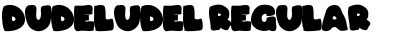 Download Dudeludel Regular Font Title Preview