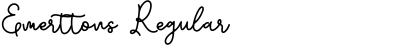 Download Emerttons Regular Font Title Preview