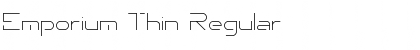 Download Emporium Thin Regular Font Title Preview