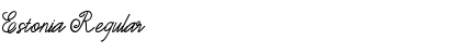 Download Estonia Regular Font Title Preview