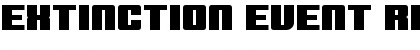 Download Extinction Event Regular Font Title Preview