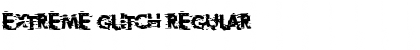 Download Extreme Glitch Regular Font Title Preview