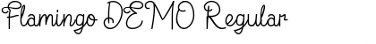 Download Flamingo DEMO Regular Font Title Preview
