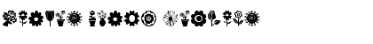 Download Flower Icons Regular Font Title Preview