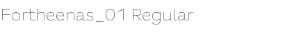Download Fortheenas_01 Regular Font Title Preview