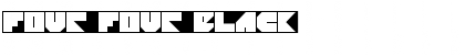 Download Four Four Black Font Title Preview