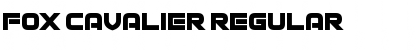 Download Fox Cavalier Regular Font Title Preview
