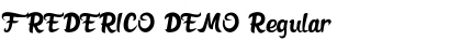Download FREDERICO DEMO Regular Font Title Preview