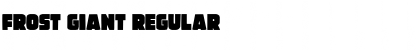 Download Frost Giant Regular Font Title Preview