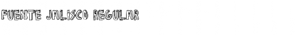 Download Fuente Jalisco Regular Font Title Preview