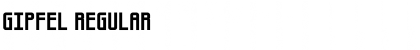 Download Gipfel Regular Font Title Preview