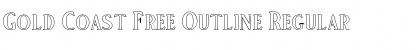 Download Gold Coast Free Outline Regular Font Title Preview