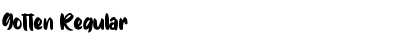 Download Gotten Regular Font Title Preview