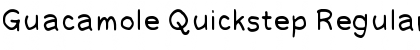 Download Guacamole Quickstep Regular Font Title Preview
