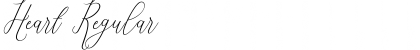 Download Heart Regular Font Title Preview