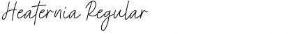 Download Heaternia Regular Font Title Preview
