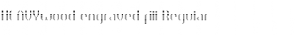 Download HEAVYwood engraved fill Regular Font Title Preview