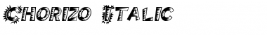 Download Chorizo Italic Font Title Preview
