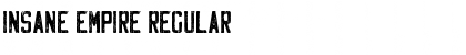 Download Insane Empire Regular Font Title Preview