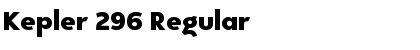 Download Kepler 296 Regular Font Title Preview