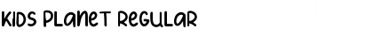 Download Kids Planet Regular Font Title Preview