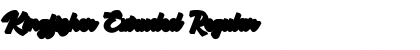 Download Kingfisher Extruded Regular Font Title Preview