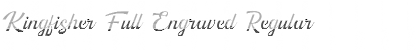 Download Kingfisher Full Engraved Regular Font Title Preview
