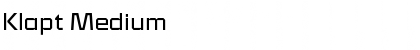 Download Klapt Medium Font Title Preview