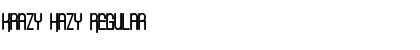 Download Krazy Hazy Regular Font Title Preview