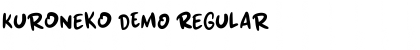 Download Kuroneko DEMO Regular Font Title Preview