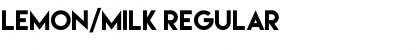 Download Lemon/Milk Regular Font Title Preview