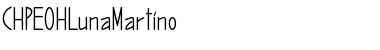 Download CHPEOHLunaMartino Regular Font Title Preview